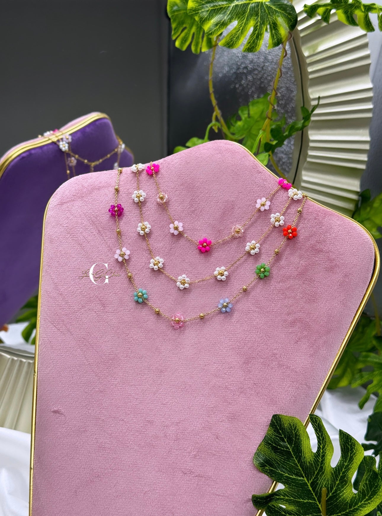 Collana “FLOWERS” colorata