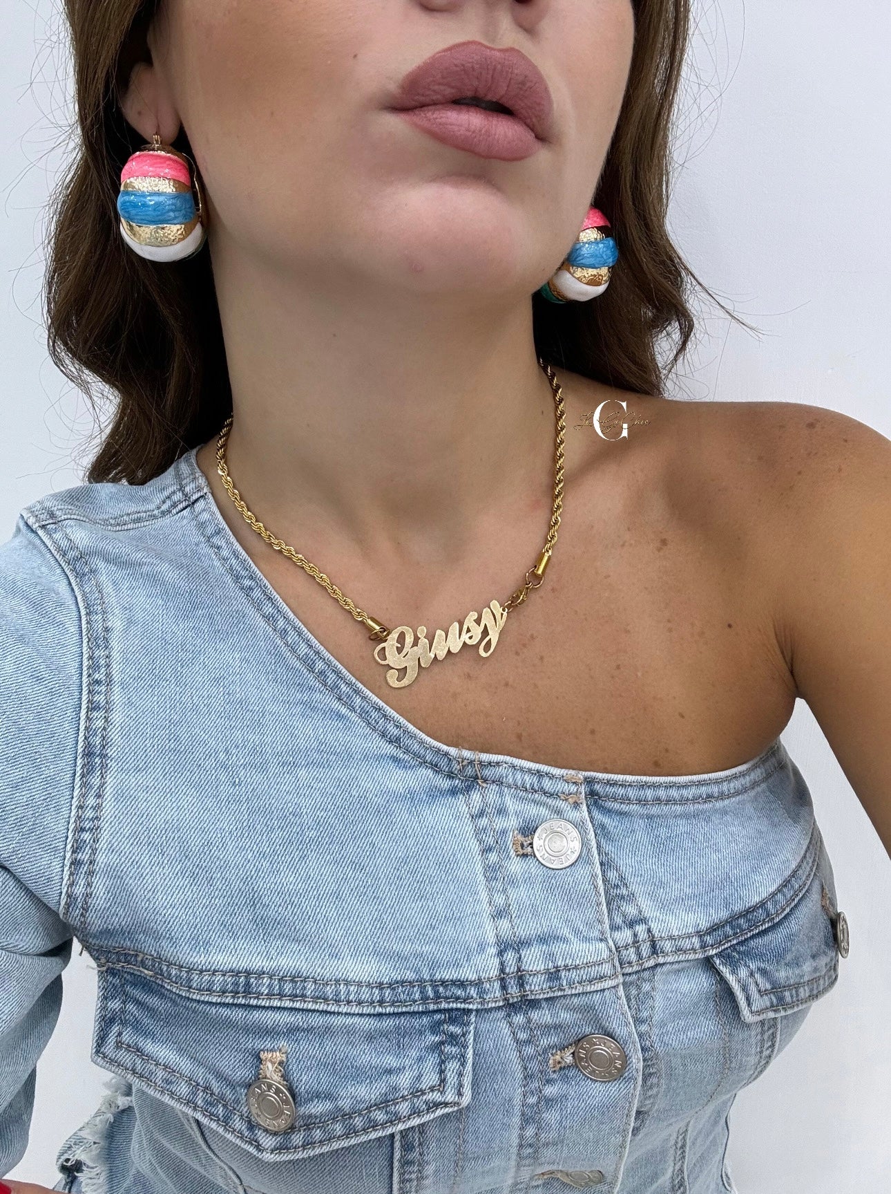 Collana “Funetta con NAME CLASSIC”