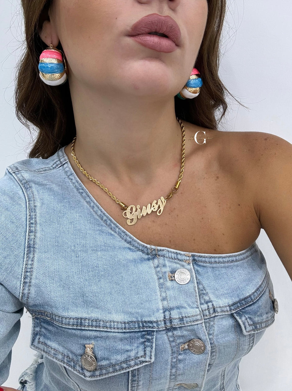 Collana “Funetta con NAME CLASSIC”