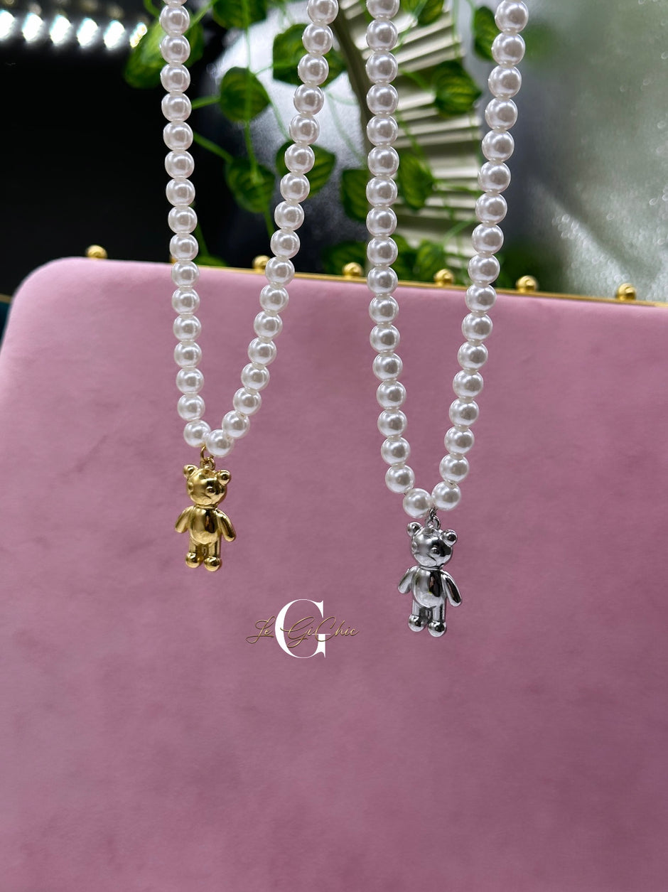Collana “Teddy con perle”