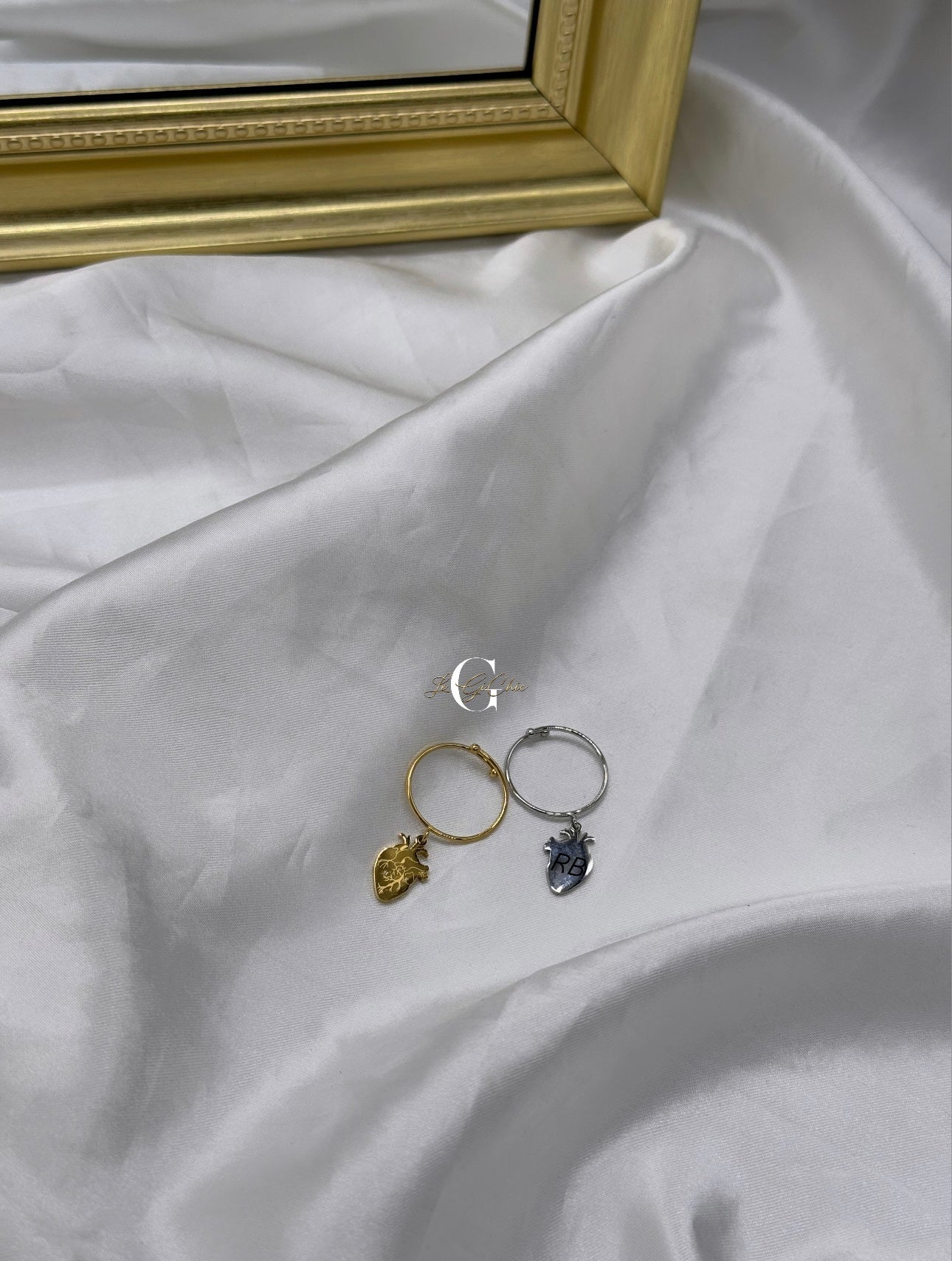 Anello “Cuore anatomico” pendente