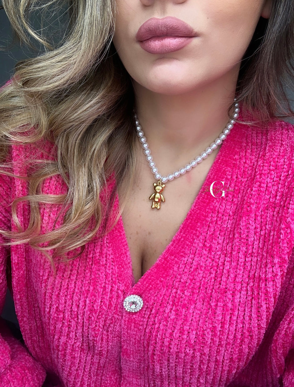 Collana “Teddy con perle”