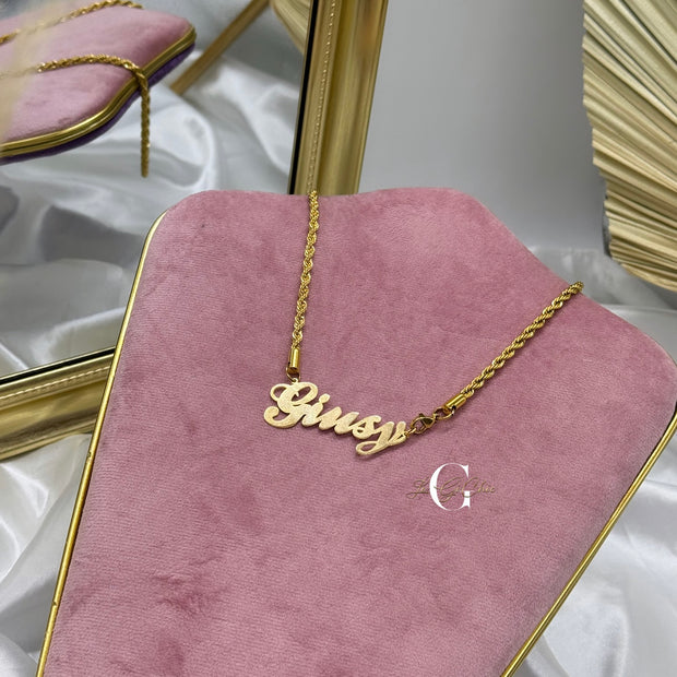 Collana “Funetta con NAME CLASSIC”