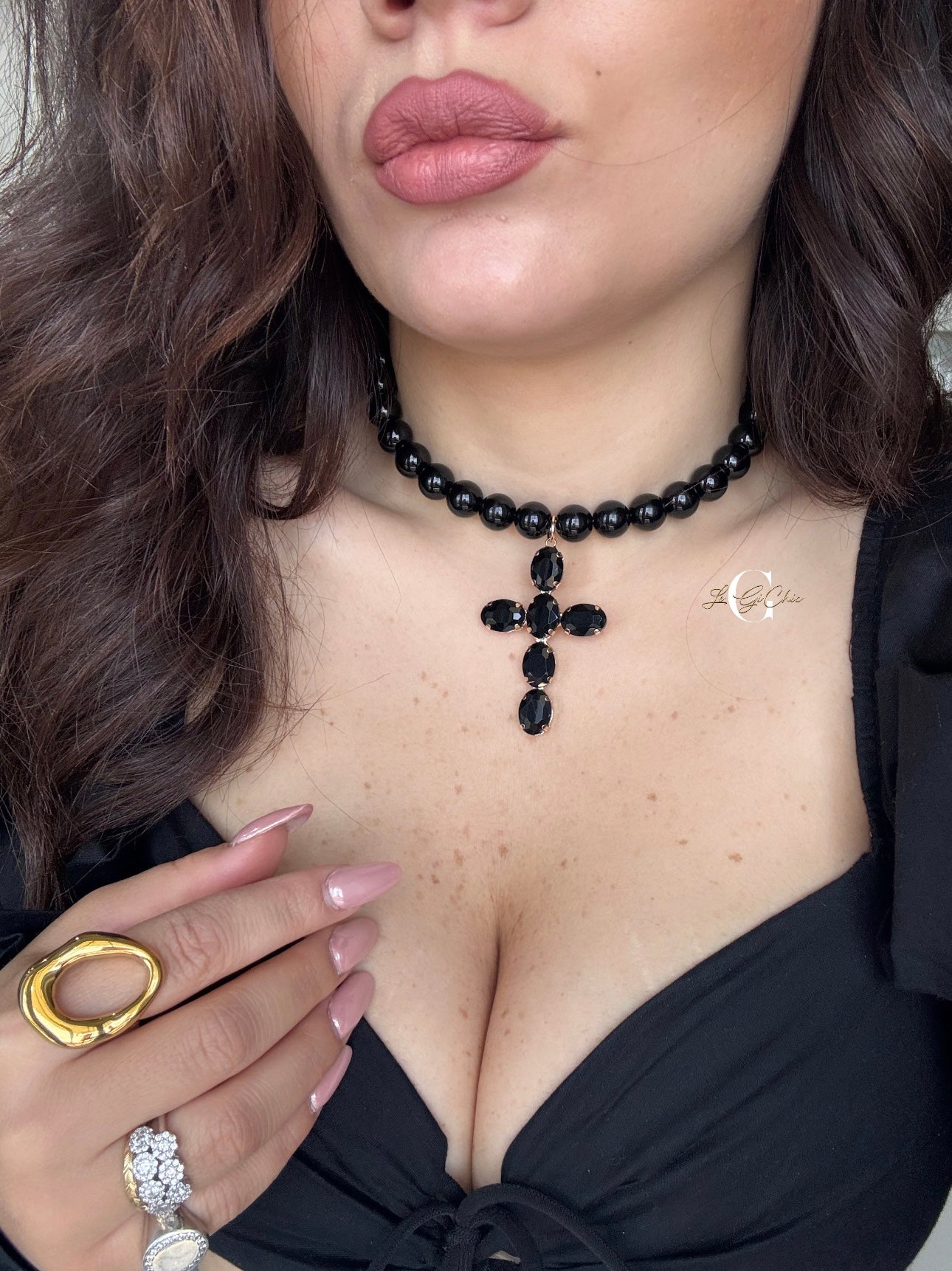 Girocollo “Ball colorato con croce”