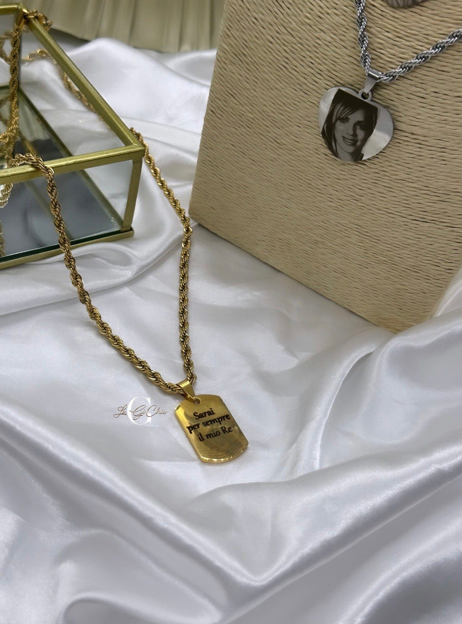 Collana con FOTO (incisa)