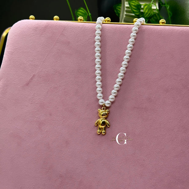 Collana “Teddy con perle”