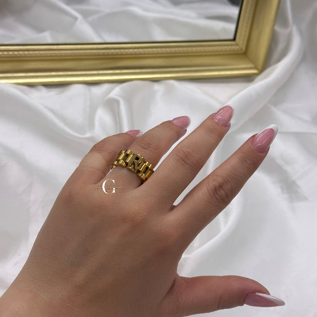 Anello “ROLE CLASSICO” con iniziale