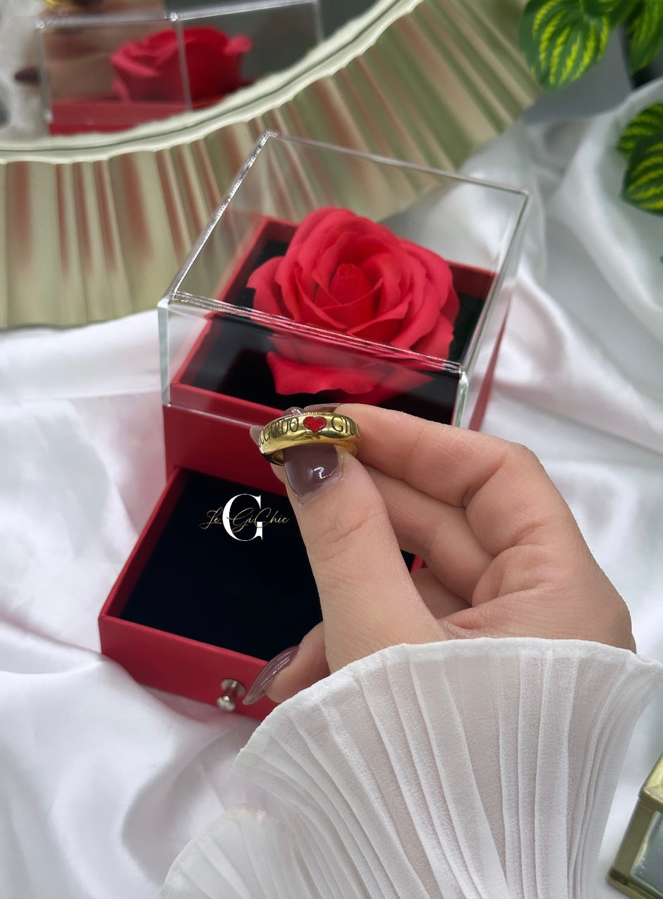 Fedone con cuore smaltato