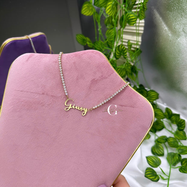 Girocollo “Tennis NAME”