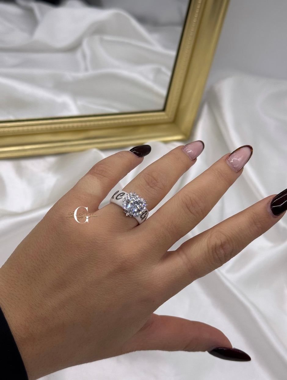 Anello in “Ceramica con cuore”