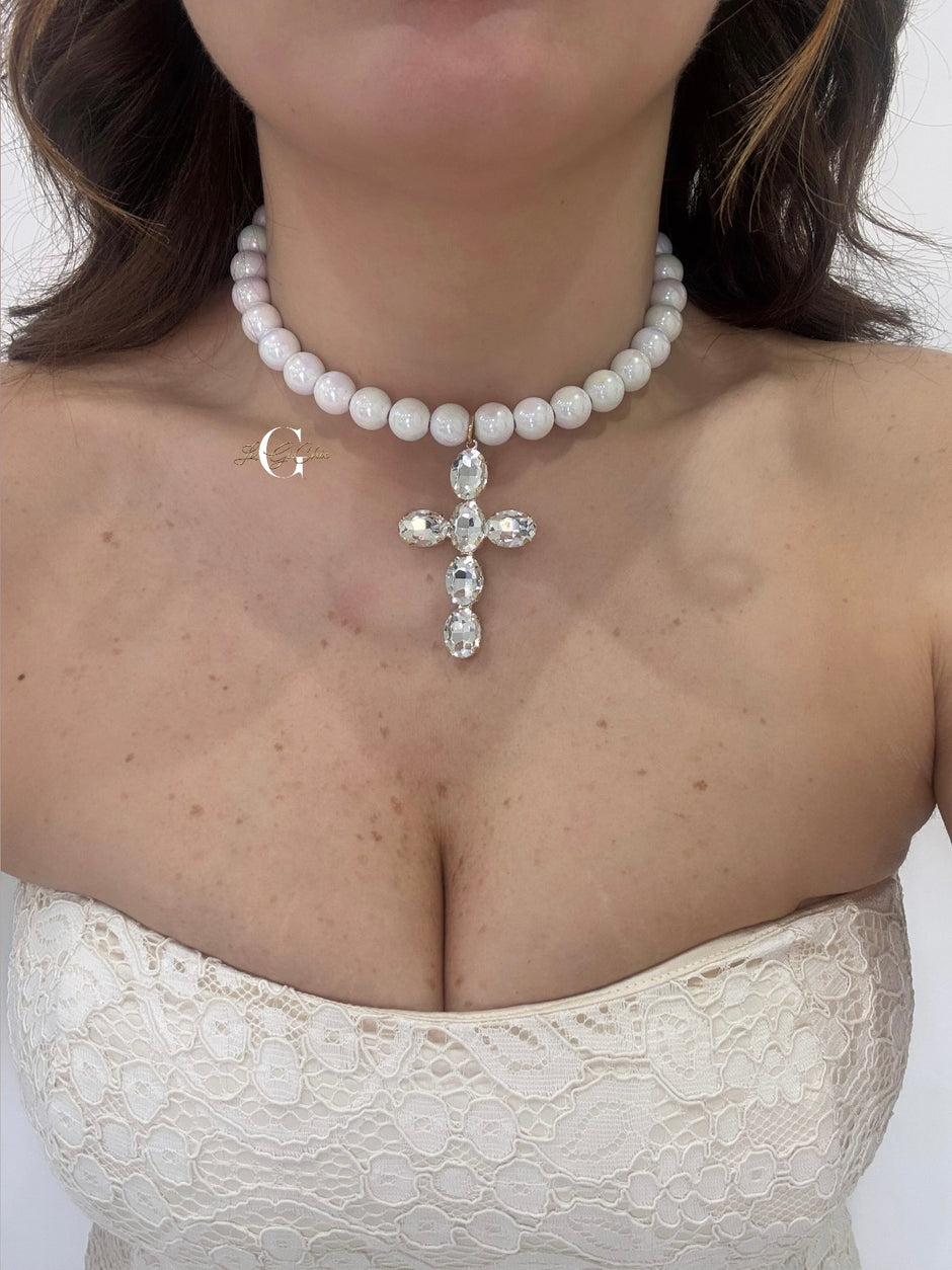 Girocollo “Ball colorato con croce”