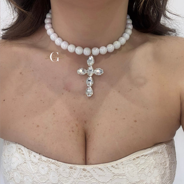 Girocollo “Ball colorato con croce”