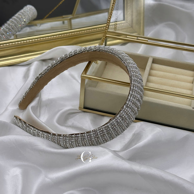 Cerchietto “Perline e strass”