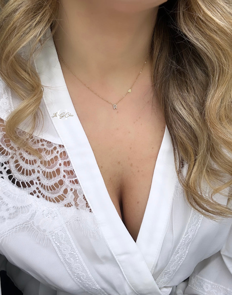 Collana “Mini lettera e cuore”