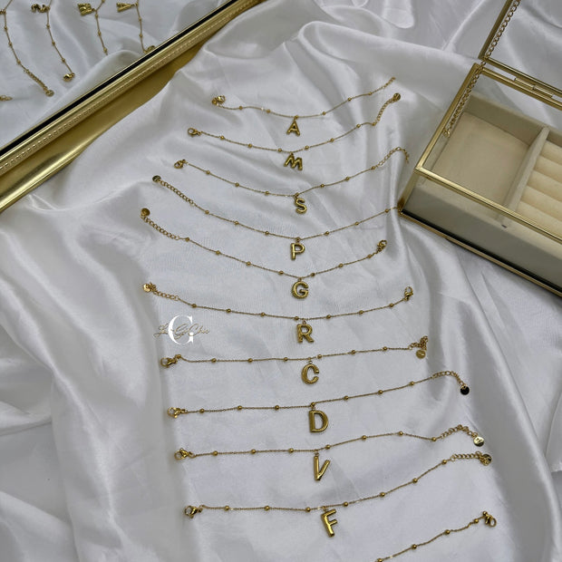 Bracciale rosario con “Iniziale”