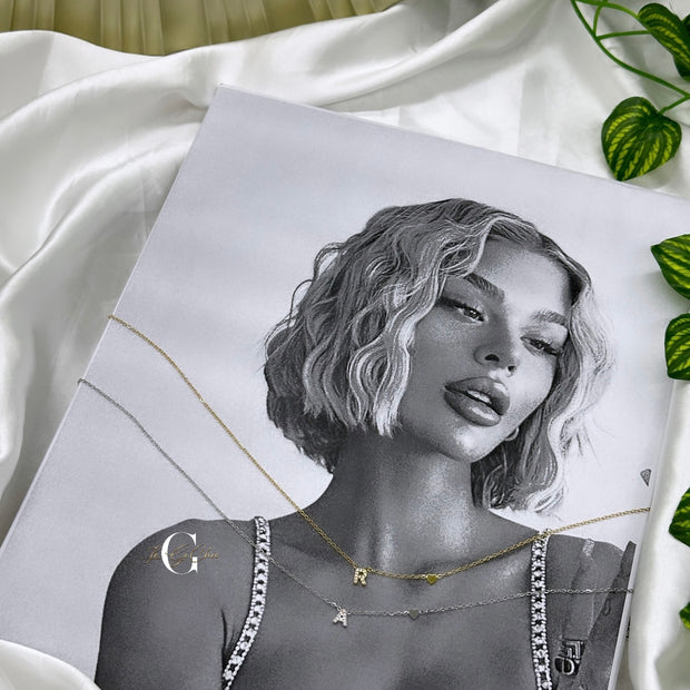 Collana “Mini lettera e cuore”