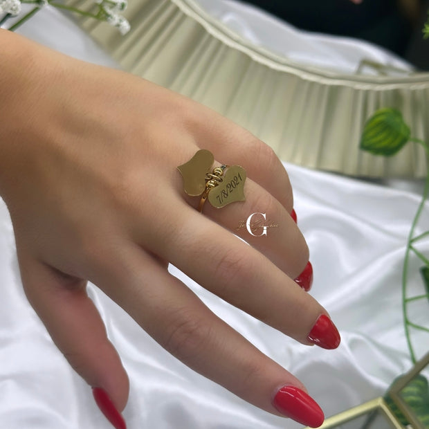 Anello “cuore pendente”