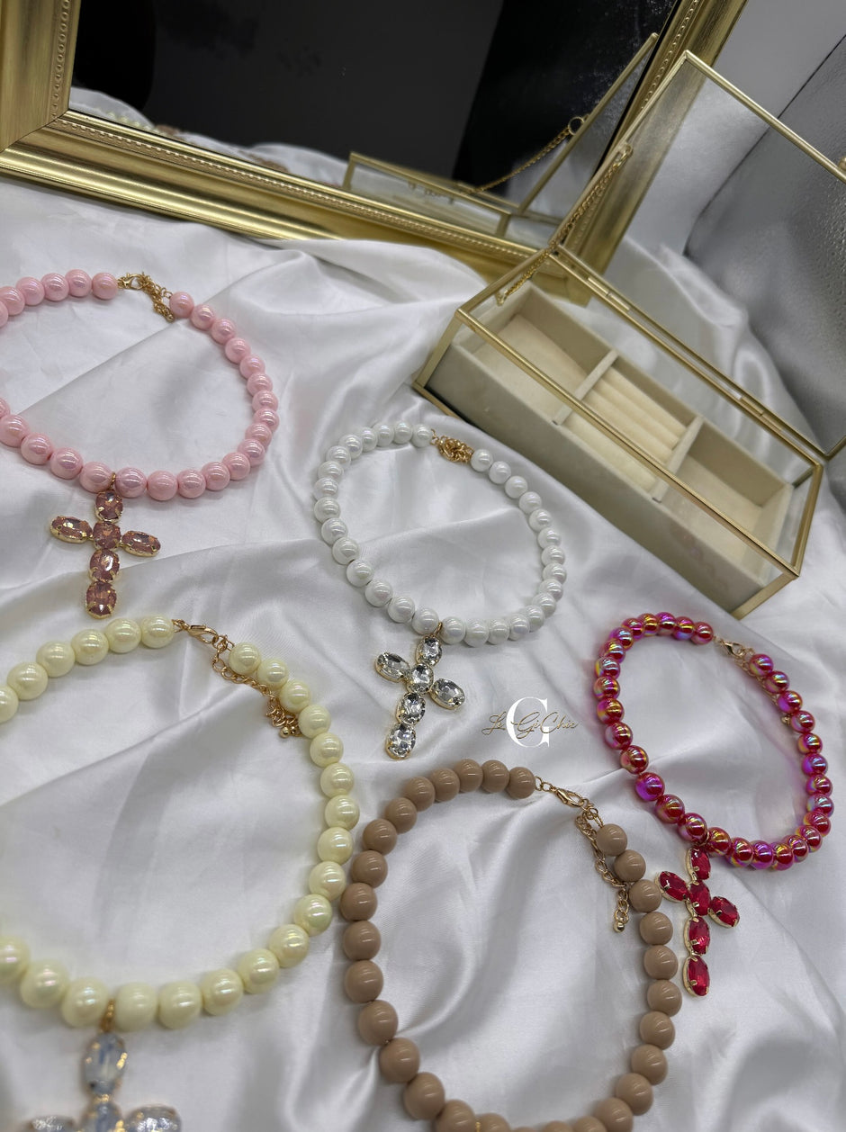 Girocollo “Ball colorato con croce”