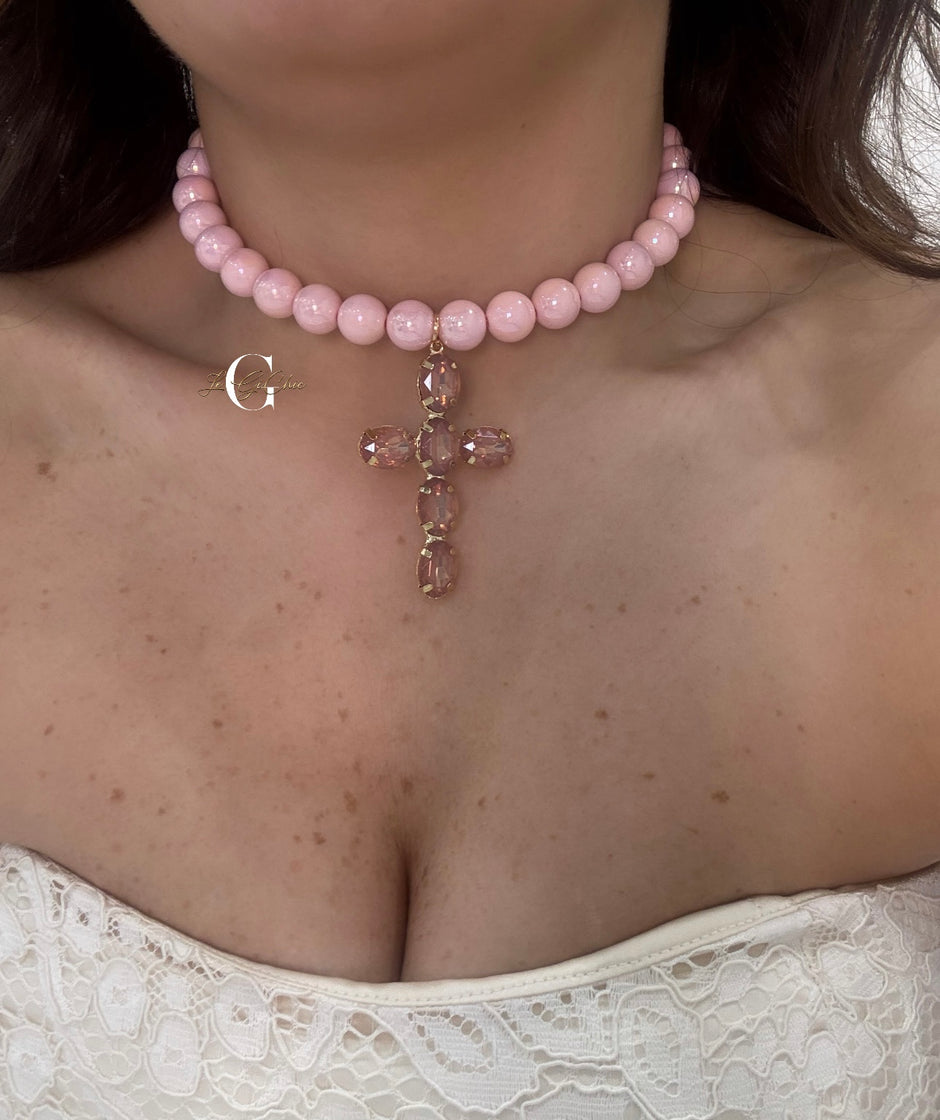 Girocollo “Ball colorato con croce”