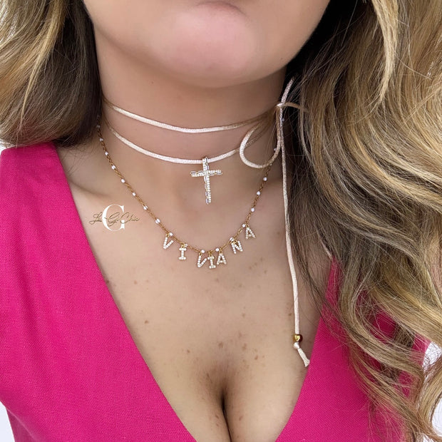 Collana “White NAME”