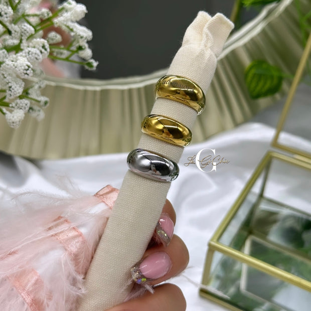 Anello “Fedone OVAL” bombato