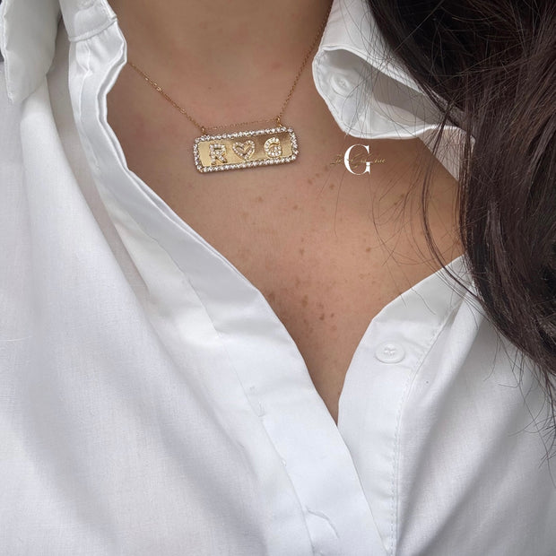 Collana “Targhetta Luxury”