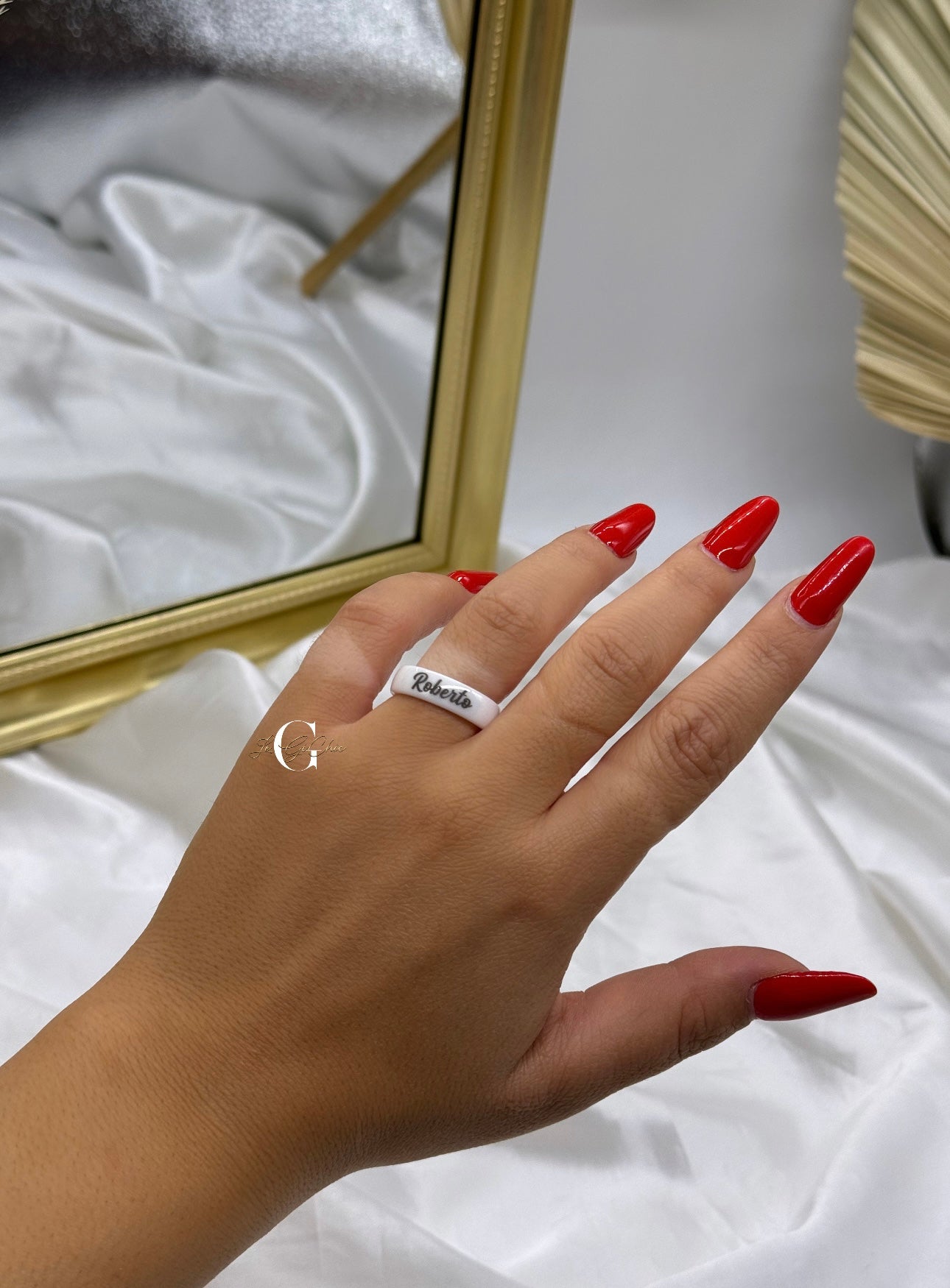 Anello “Fascia in ceramica”