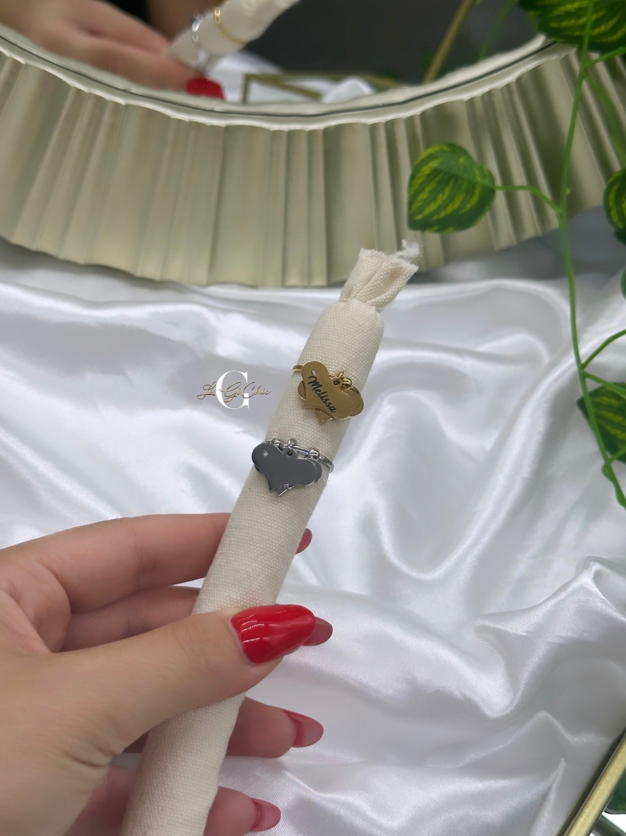 Anello “cuore pendente”