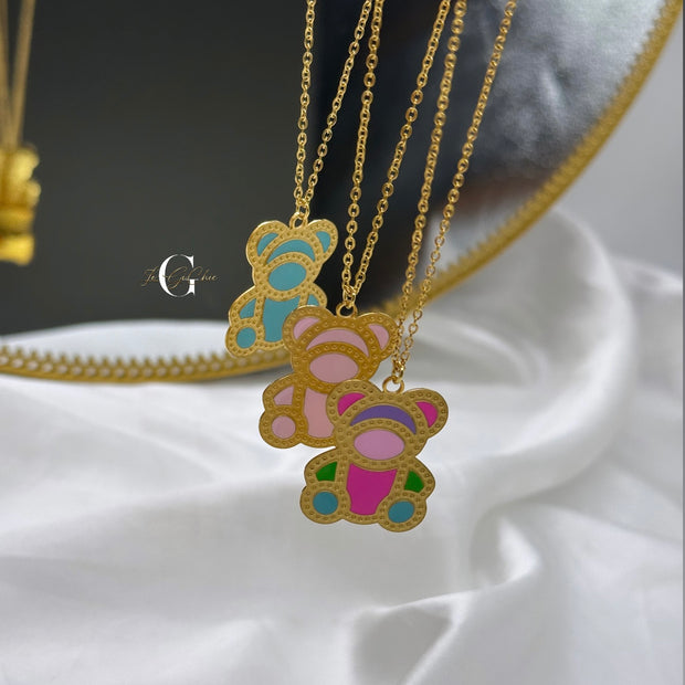 Collana “Orsetto colorato”