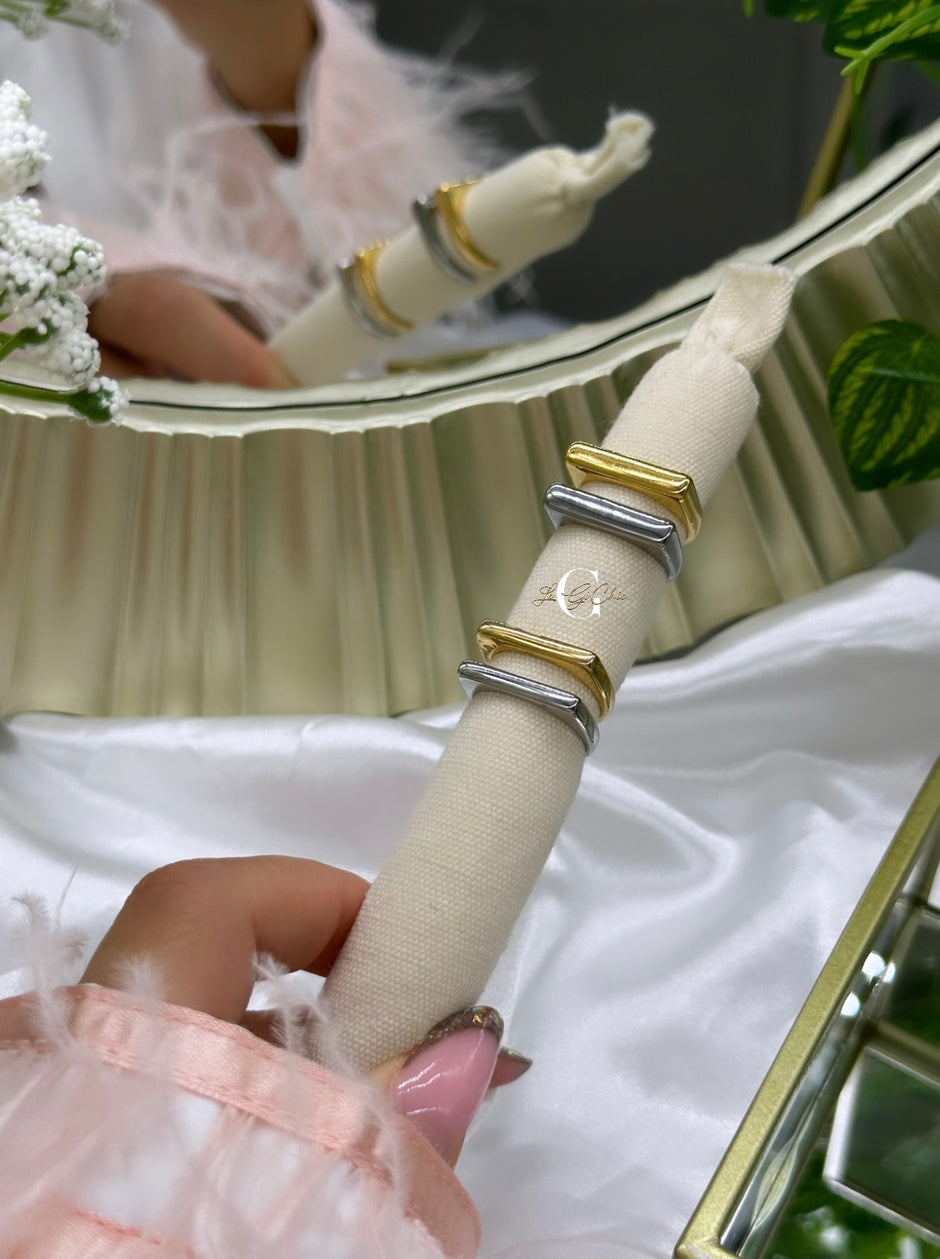 Anello “PLATE” big or small